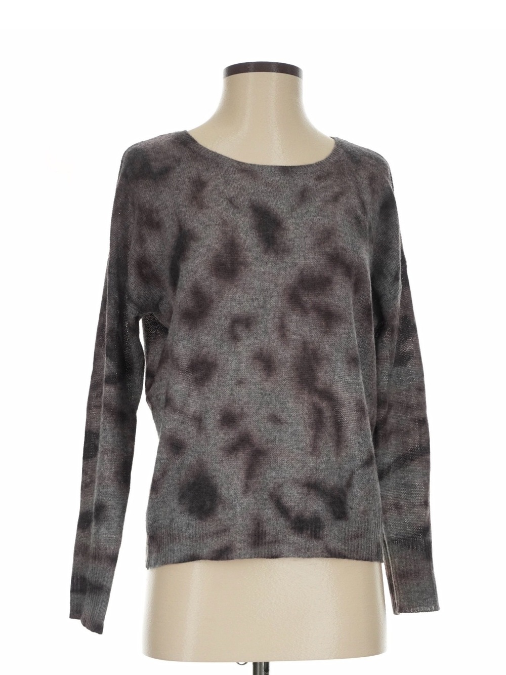 Soft Wool/Cashmere blend Crewneck Sweater - Gray